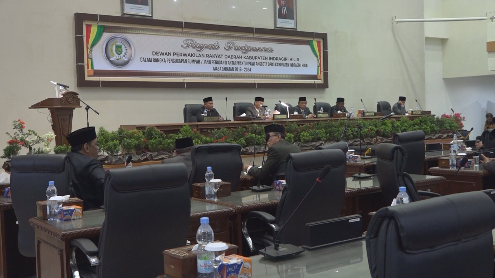 DPRD Inhil Gelar Rapat Paripurna PAW Fraksi Berkarya Masa Jabatan 2019-2024