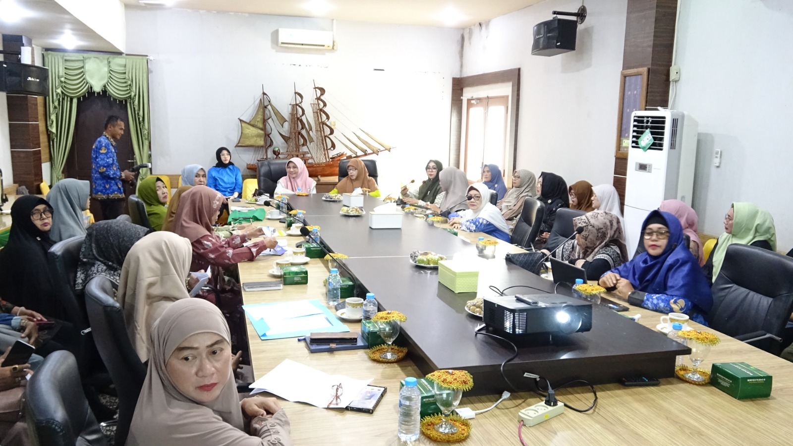 Ketua BKMT Inhil Pimpin Rapat Badan Kontak Majelis Taklim