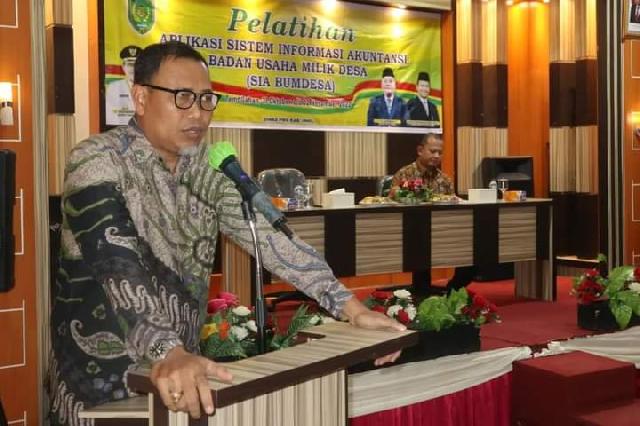 Dinas PMD Inhil Gelar Pelatihan SIA BUMDes se Kabupaten Tahun 2022